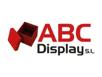Logotipo rojo y negro con una figura geométrica tridimensional a la izquierda y letras gruesas a la derecha.