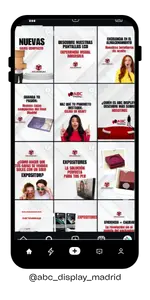 Trabajo de Instagram para @abc_display_madrid